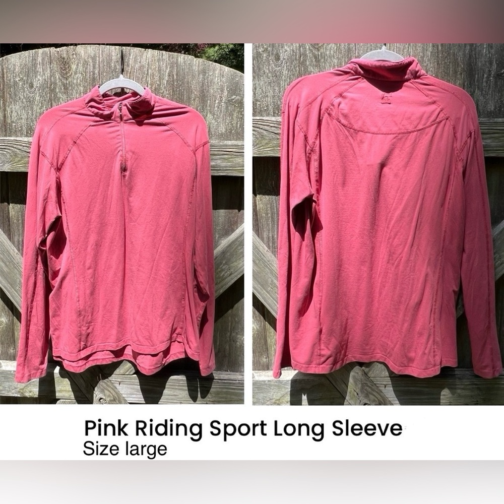 Pink Dover riding sport long sleeve